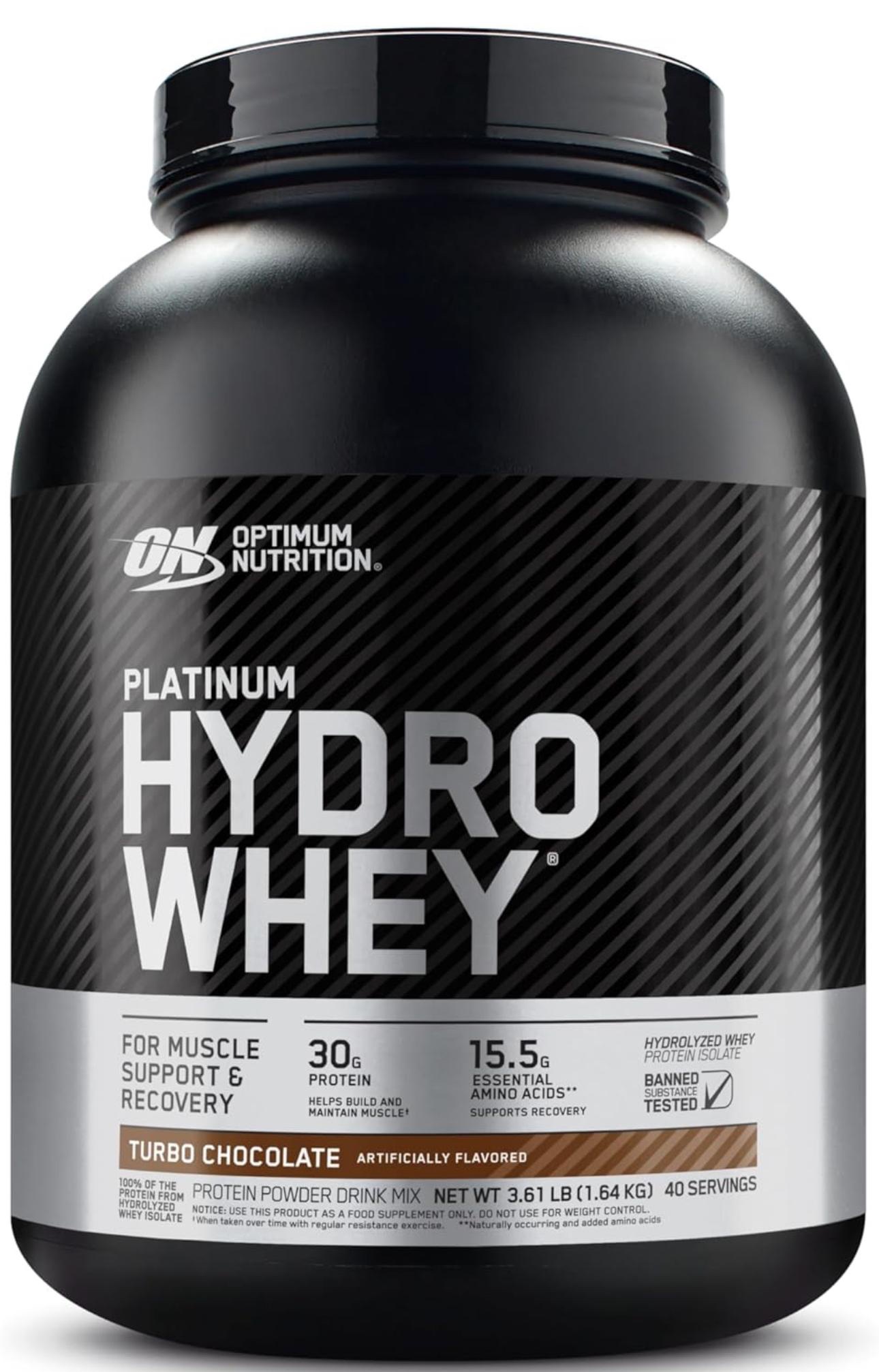 On hydro whey 40 servings turbo chocolate flavour